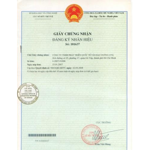 GCN đăng ký nhãn hiệu Falcon292